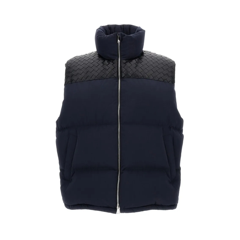 Bottega Veneta Daunenjacke Light Matt Tech Vest Black