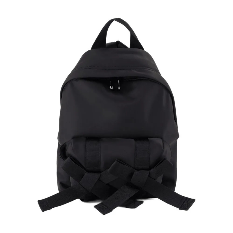 Simone Rocha Rucksack Bow Front Backpack - Nylon - Black Black