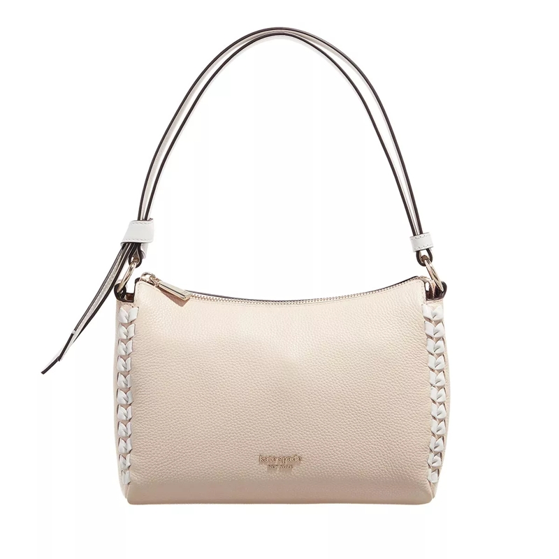Kate Spade New York Hobo Bag Knott Whipstitched Pebbled Leather Medium Shoulder Bare Multi