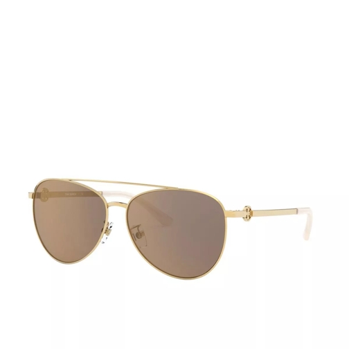 Tory Burch Woman Sunglasses Metal Shiny Gold Metal Sonnenbrille