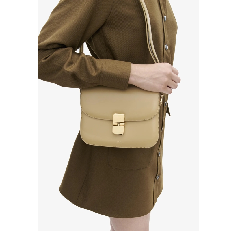 A.P.C. Crossbody Bag Sac Grace Small Bar Cashew(Image 2)