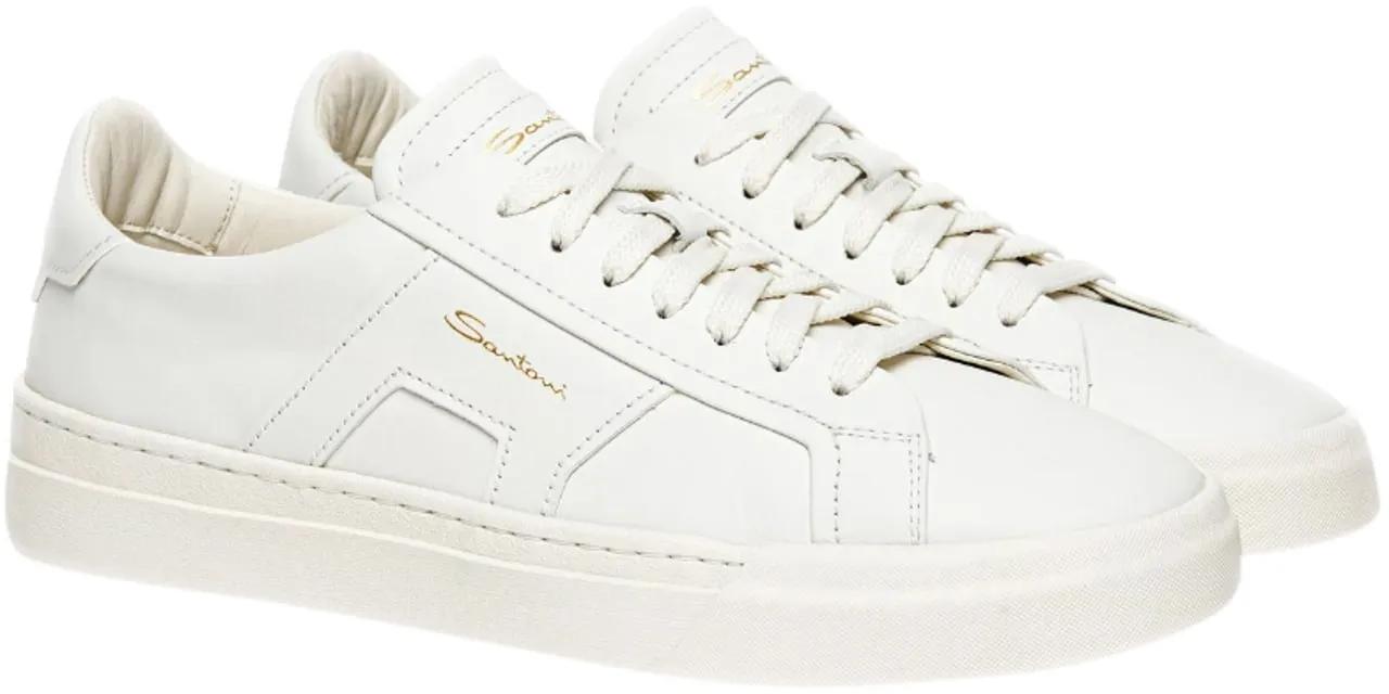 Thumbnail - Santoni Low-Top Sneaker - Sneakers White - Gr. UK_9_5 - in Weiß - für Damen