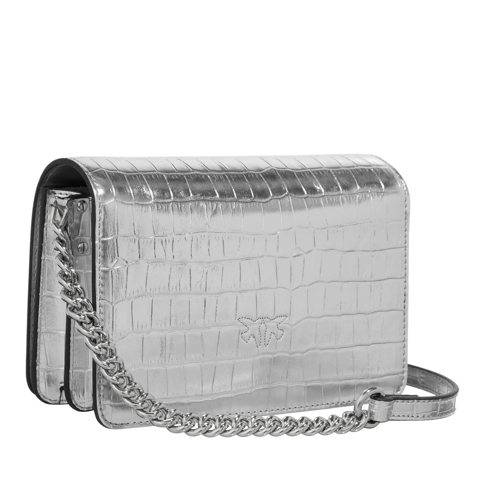 Pinko Crossbody bags Love Click Mini in zilver