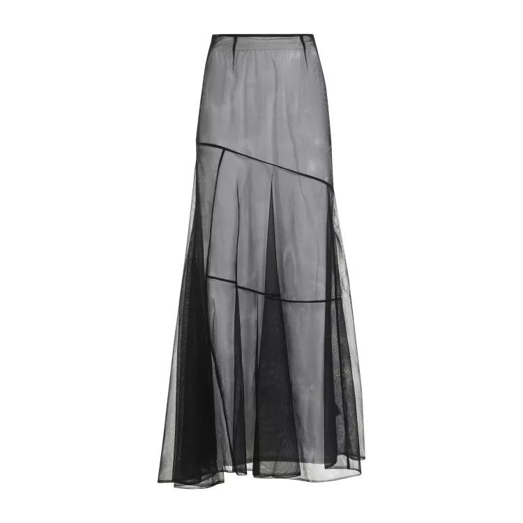 Simone Rocha - Sheer Bias Cut Skirt - Größe 4 - black