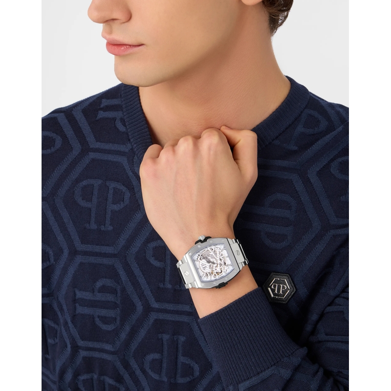 Philipp Plein Automatikuhr Automatisch The $Keleton 2.0 silber(Image 3)