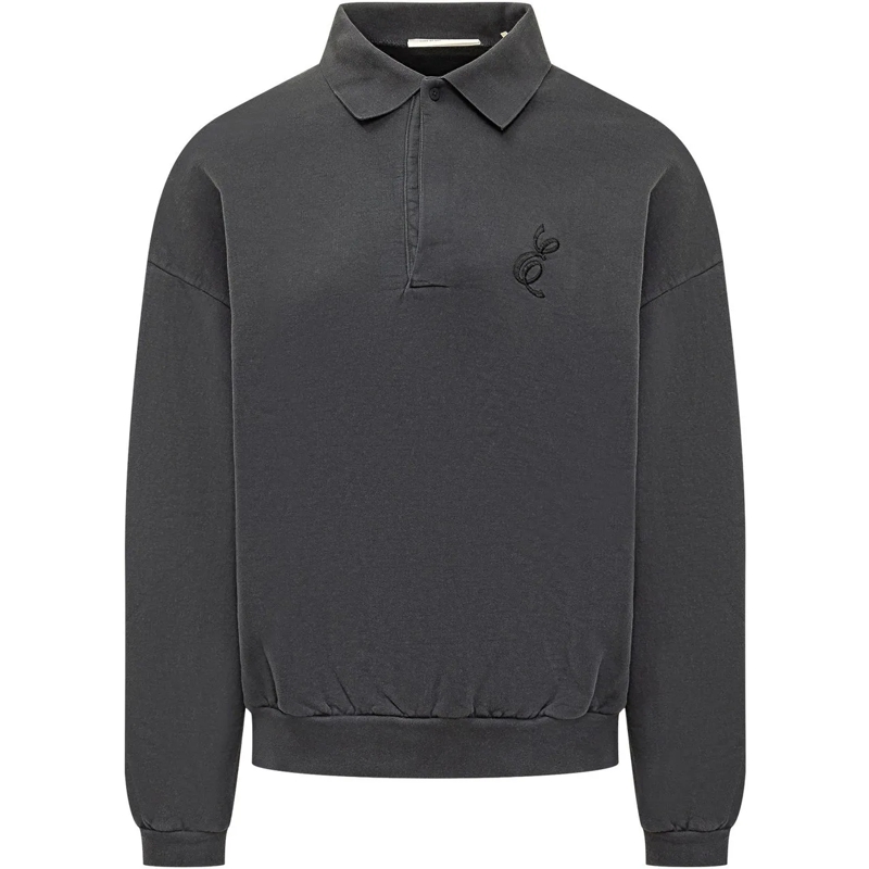 FEAR OF GOD  Felpa Polo dunkelgrau