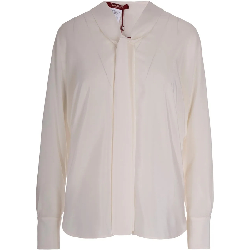 Max Mara Bluse Caco Shirt White