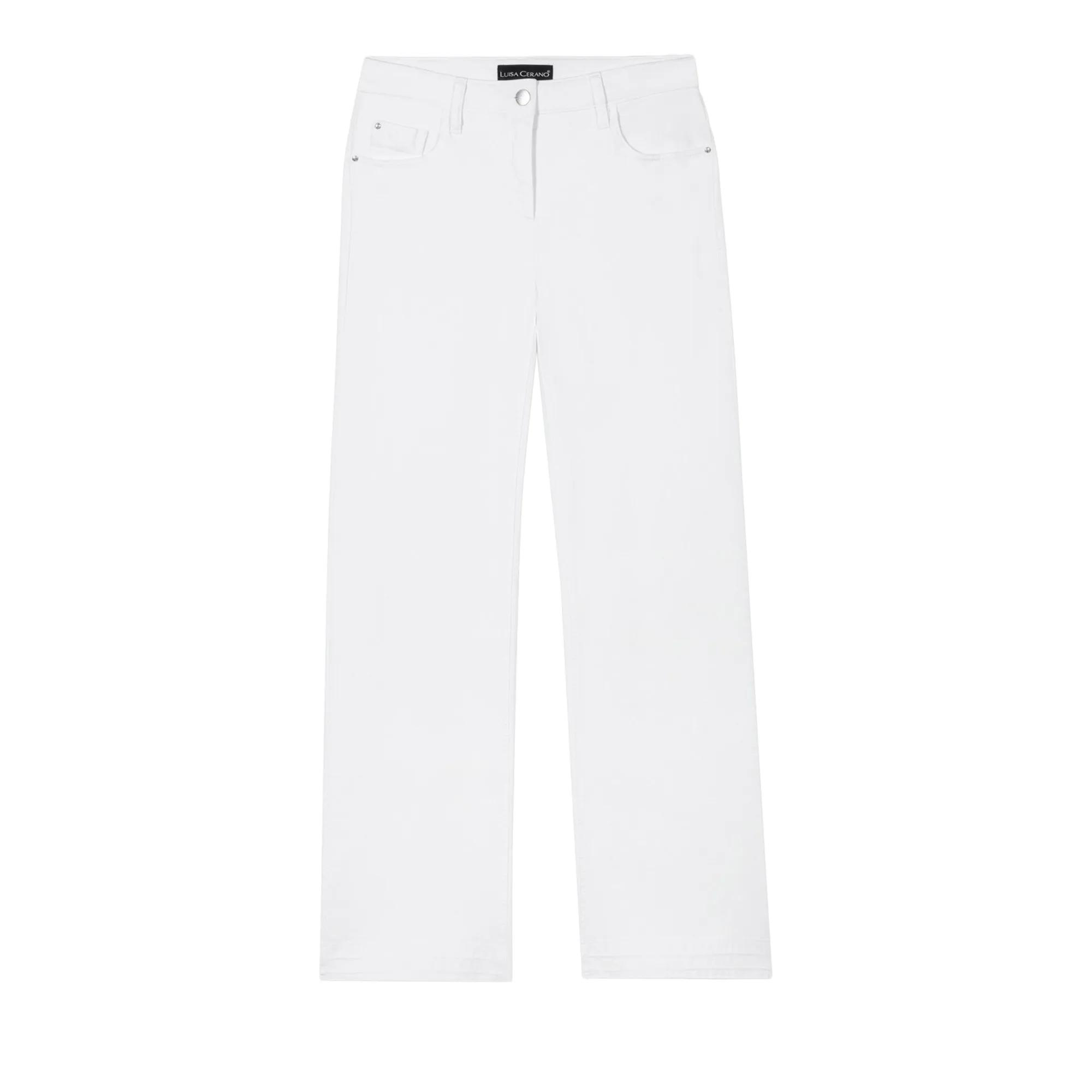 Thumbnail - Luisa Cerano - Authentic-Twill-Denim - Größe 40 - weiß