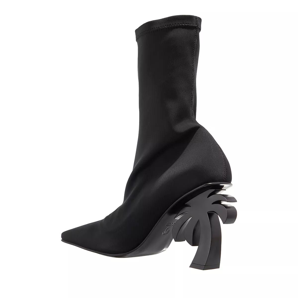 【関税&送料込】Palm Angels Boots Tan Paneled Ankle Boots by Palm Angels on Sale