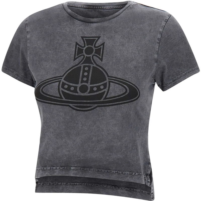 Vivienne Westwood T-shirt Top Grey grau