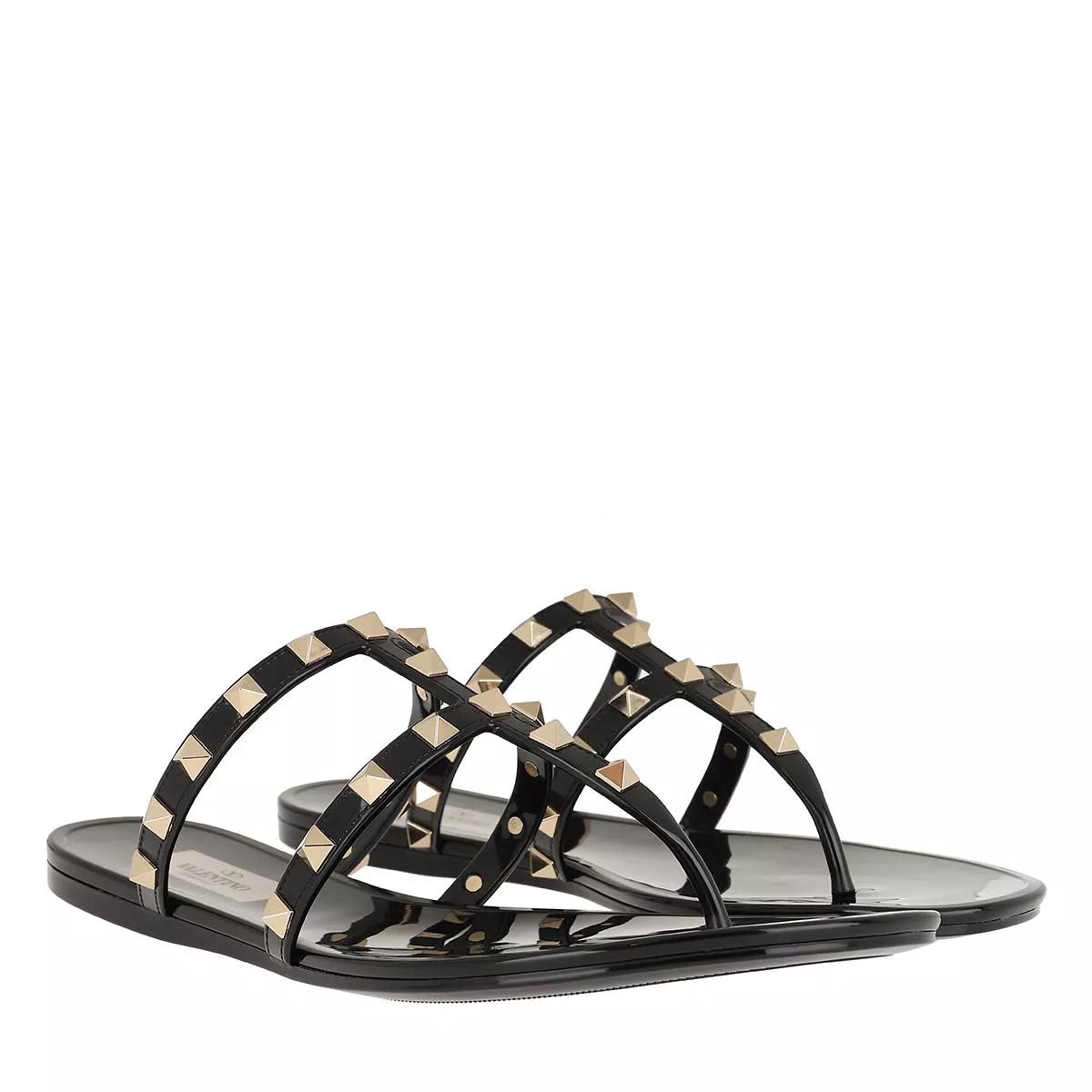 Valentino black sale jelly sandals