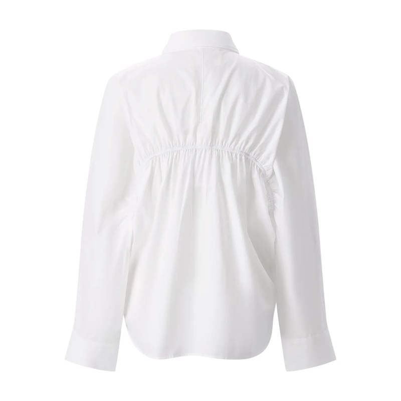 Closed Bluse Hemdbluse aus Baumwolle weiß(Image 2)