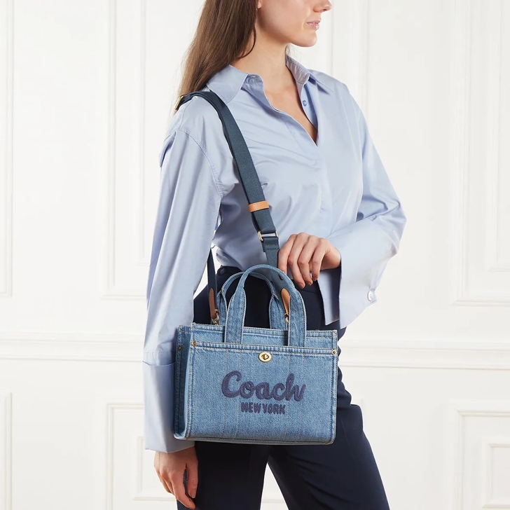 【Coach】Denim Cargo Tote 26 Coach Denim Patchwork Cargo Tote 26 | Totes | Women's - Shop