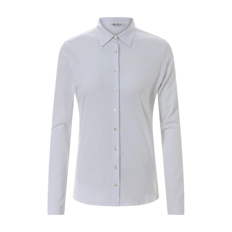 Stefan Brandt T-shirt Bluse Alma aus Baumwolle dunkelblau