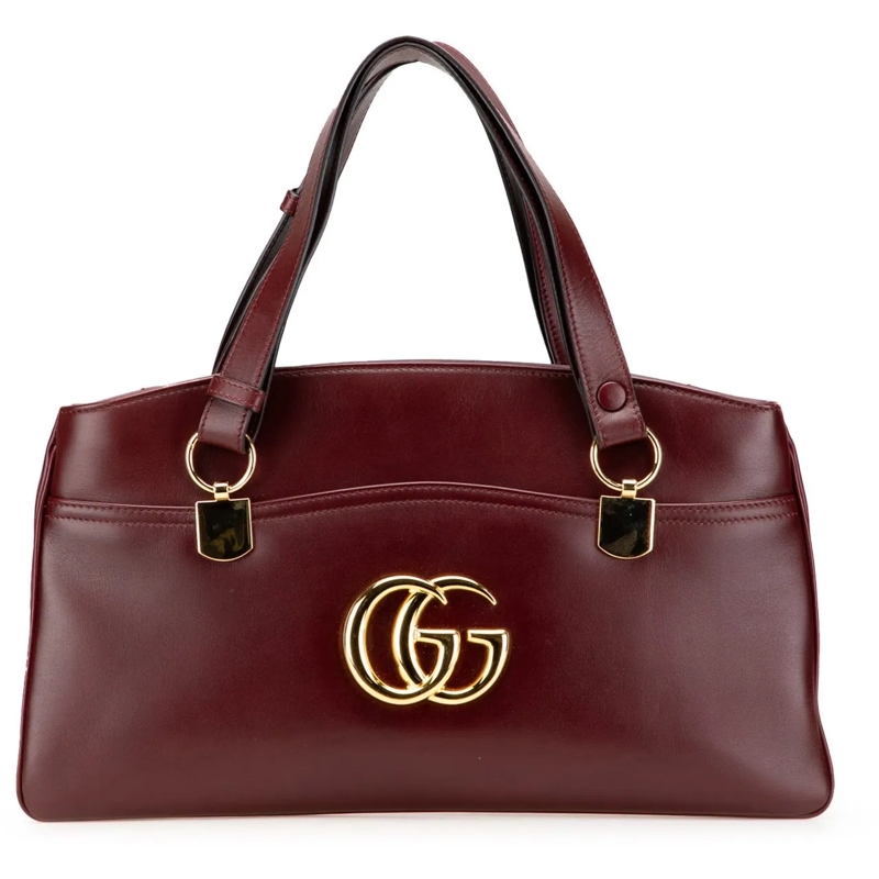 Gucci Schultertasche Large Leather Arli Shoulder Bag rot