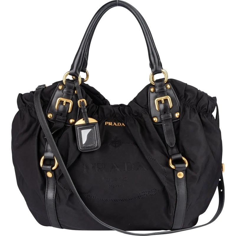 Prada Tote Prada Black Nylon City Handbag schwarz