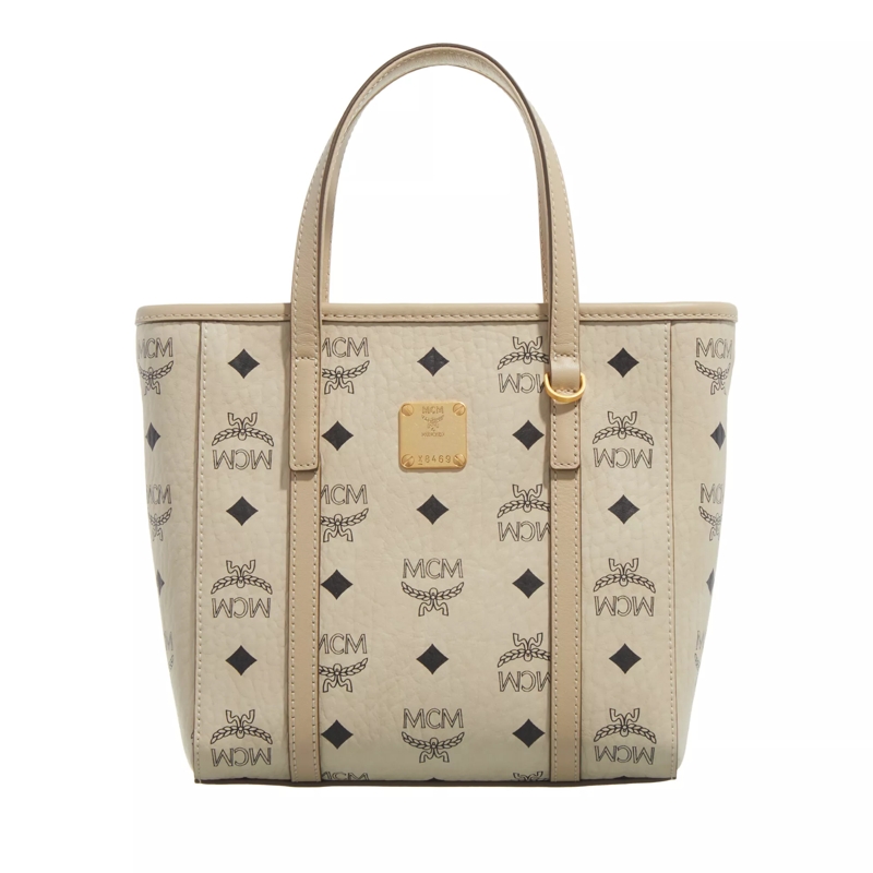 MCM Fourre-tout Mcm Toni Shopper Mini Beige+Black