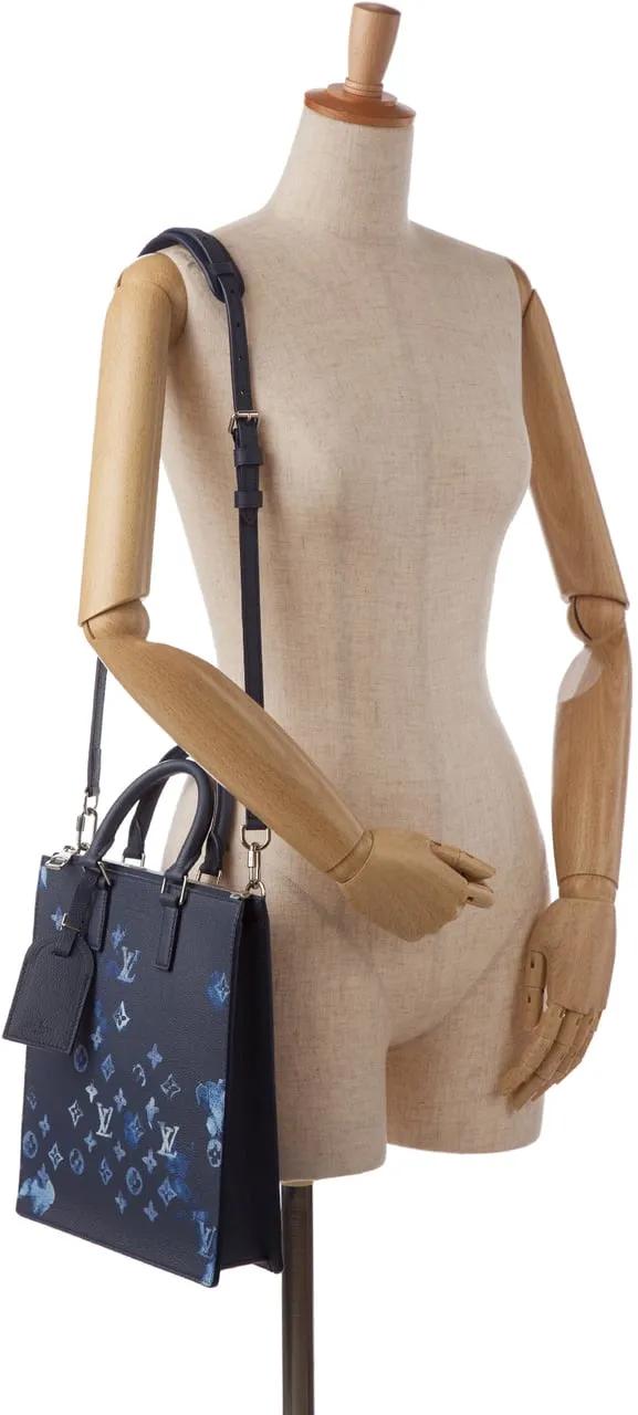 Thumbnail - Louis Vuitton Hobo Bags - 2020 Monogram Ink Watercolor Sac Plat Zippe - Gr. unisize - in Blau - für Damen