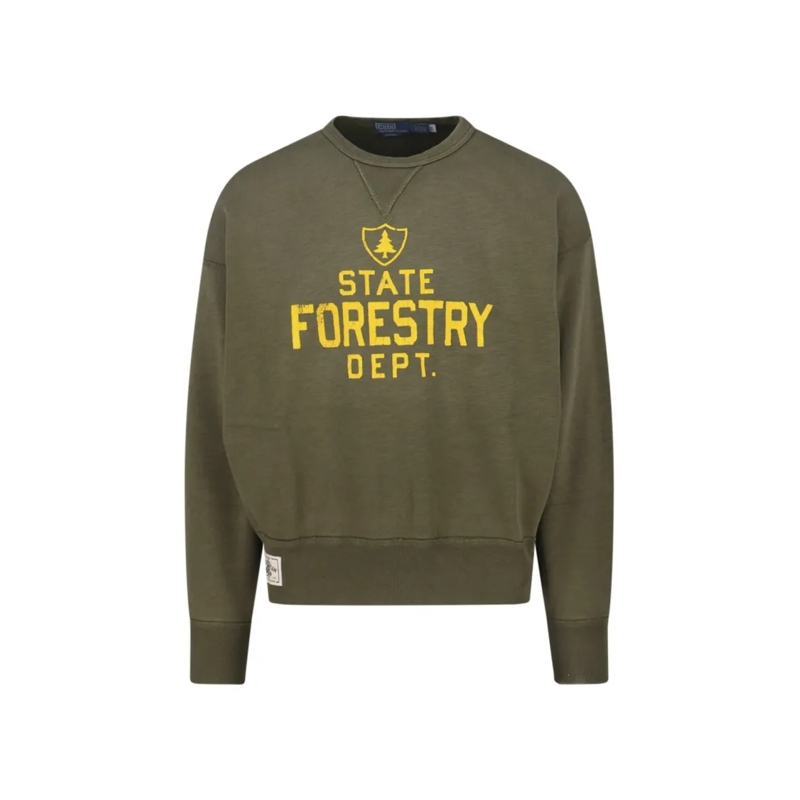 Polo Ralph Lauren  Sweatshirt, In Green Cotton Blend Green