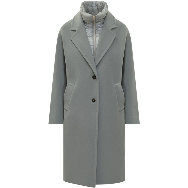 Herno Trenchcoat Herno Cappotto Grigio con Gilet Imbottito Interno grau