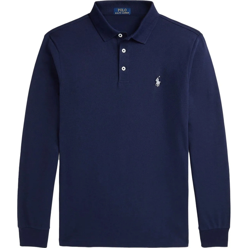 Ralph Lauren Polohemd Polo lange mouw blau