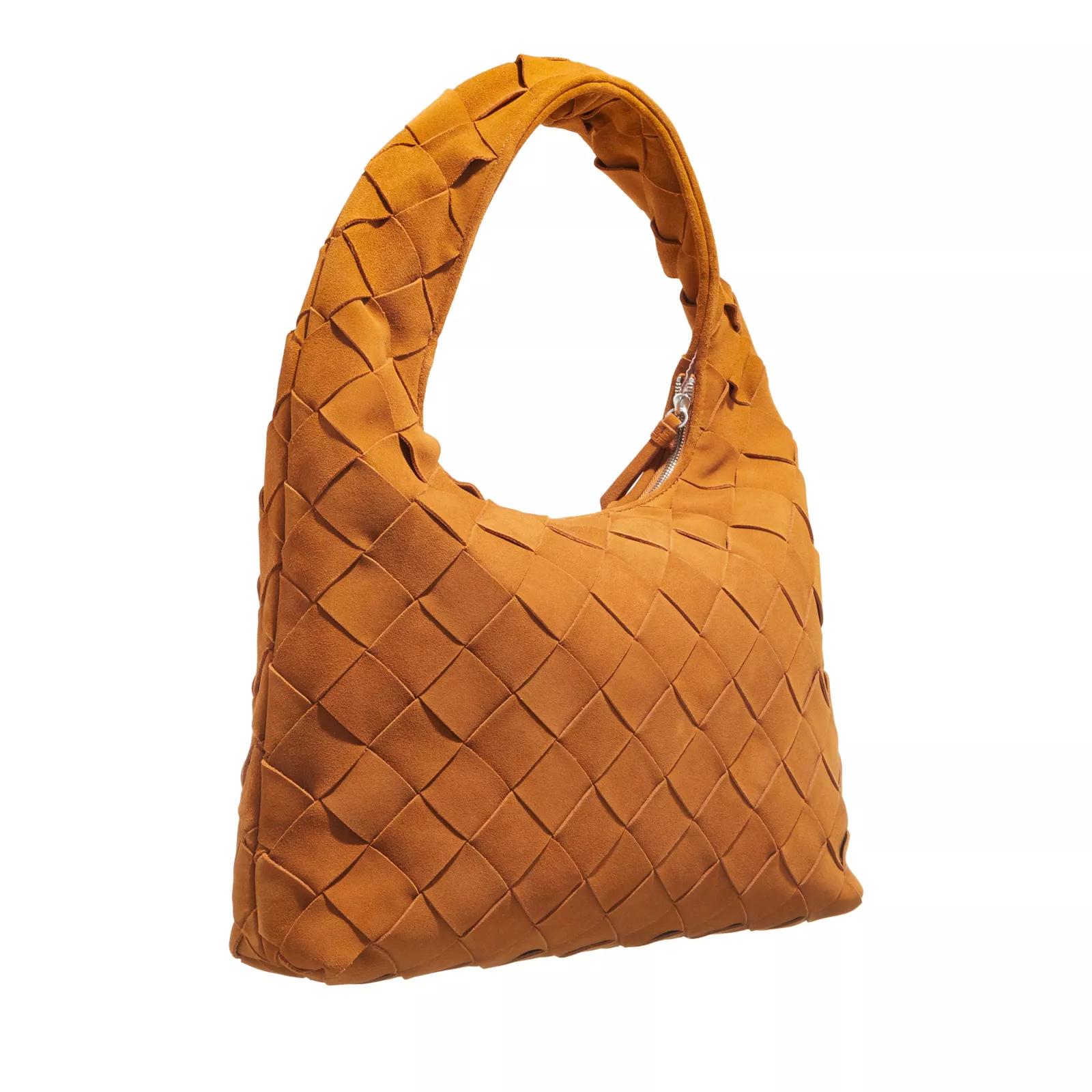 LES VISIONNAIRES Hobo bags Jade Weave in bruin