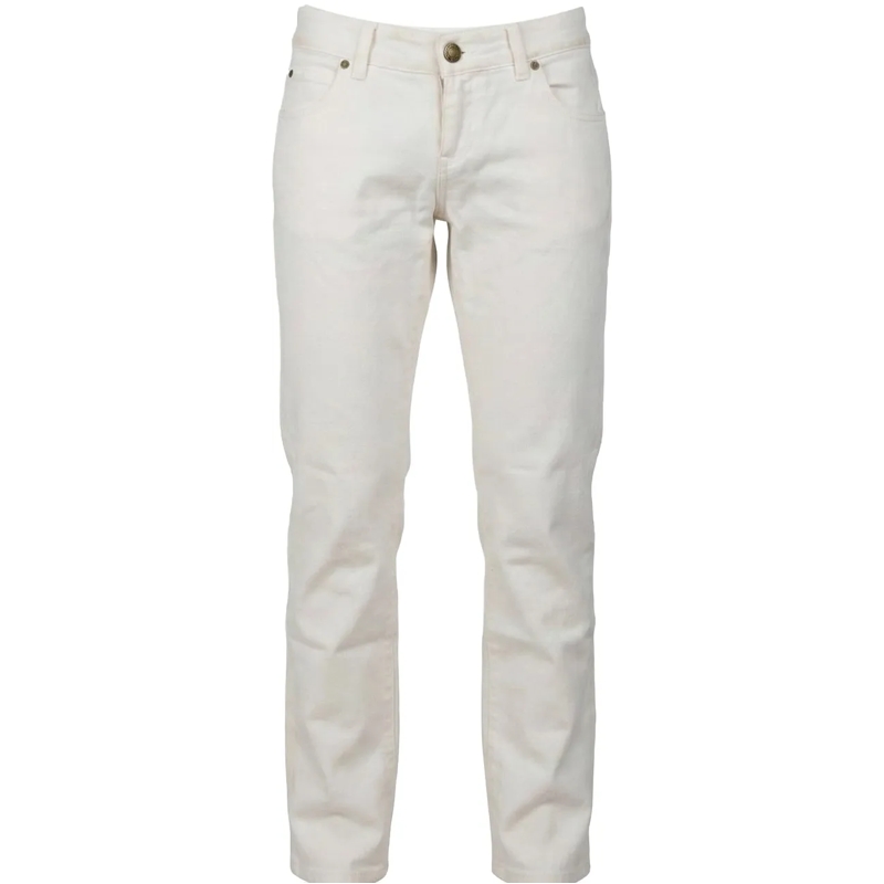 Gucci Jeans mit geradem Bein Gucci White Cotton Jeans (IT 38 / DE 34) weiß