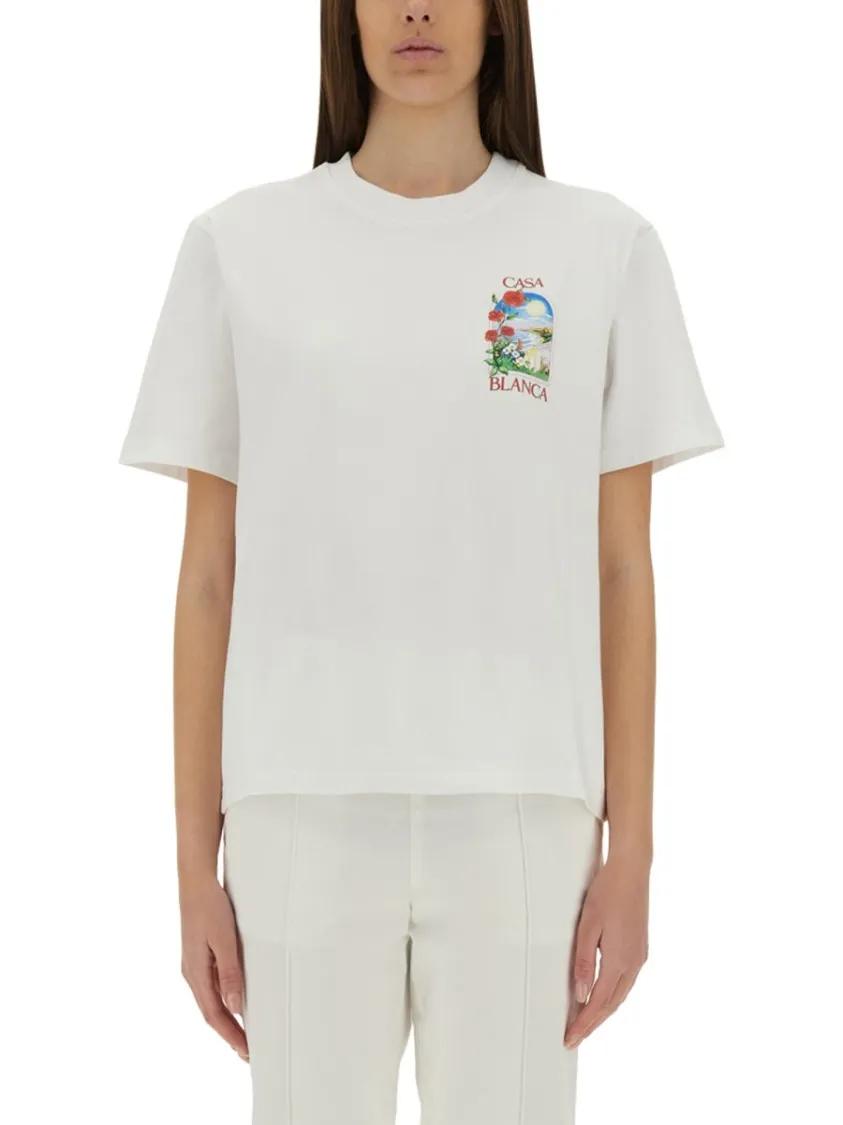 Thumbnail - Casablanca - "La Days" T-Shirt - Größe M - white