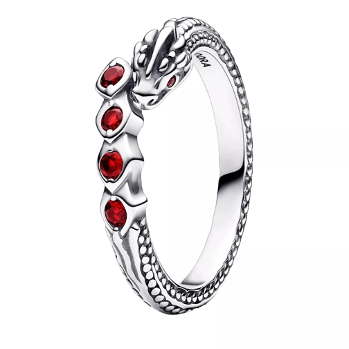 Pandora Game of Thrones Dragon Sparkling Ring Red Bague