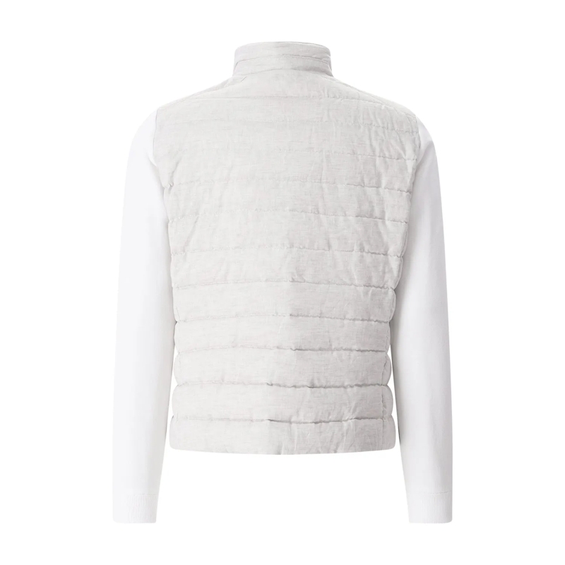 Moorer Overgangsjas Jacke aus Leinen grau(Image 3)