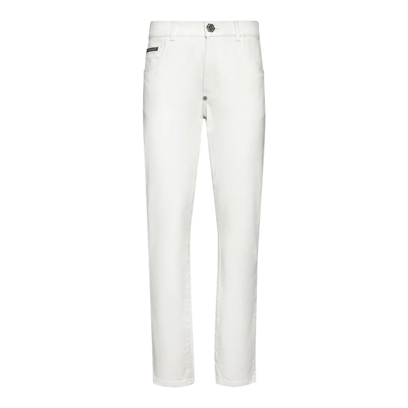 Philipp Plein Boyfriend-Jeans Jeans Boyfriend Fit weiss