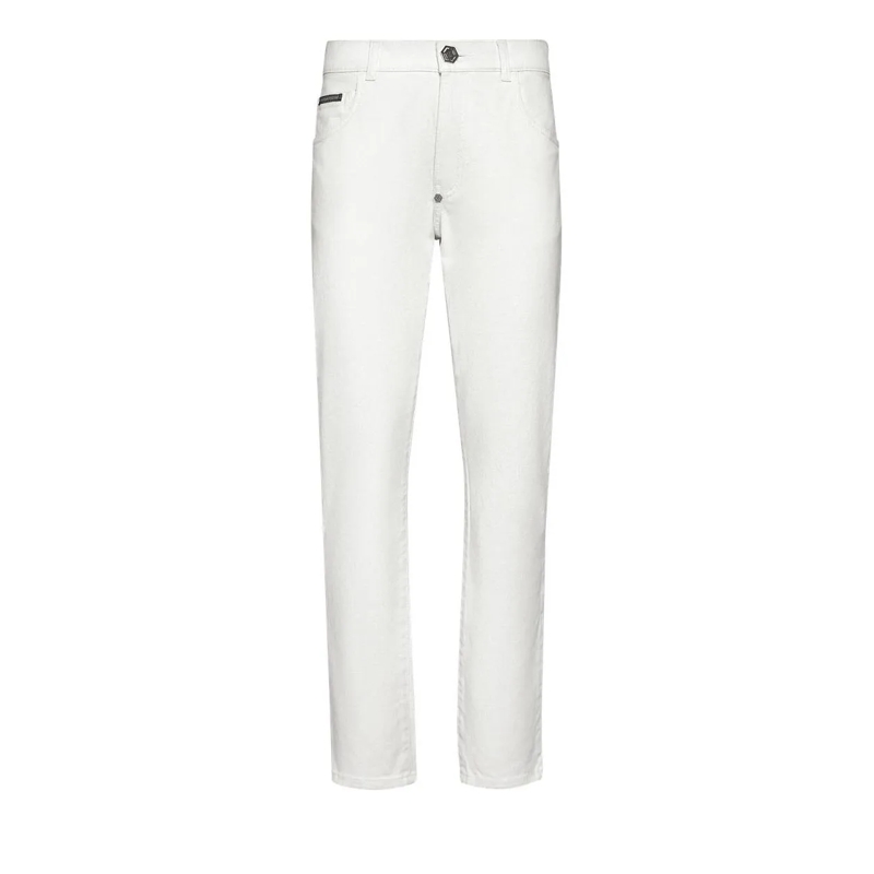 Philipp Plein Jeans Jeans Boyfriend Fit weiss
