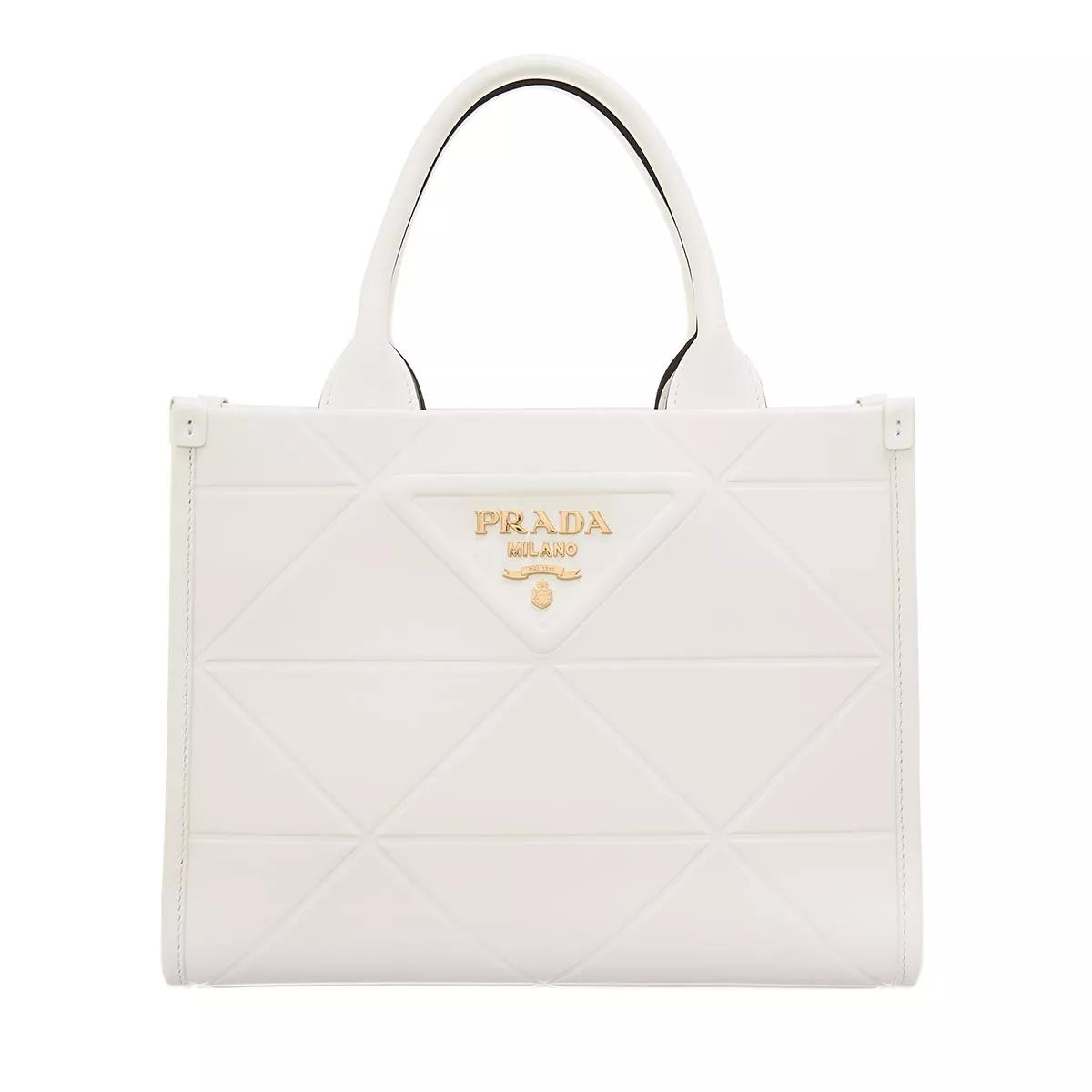 Prada Small Shoulder Bag White | Crossbody Bag
