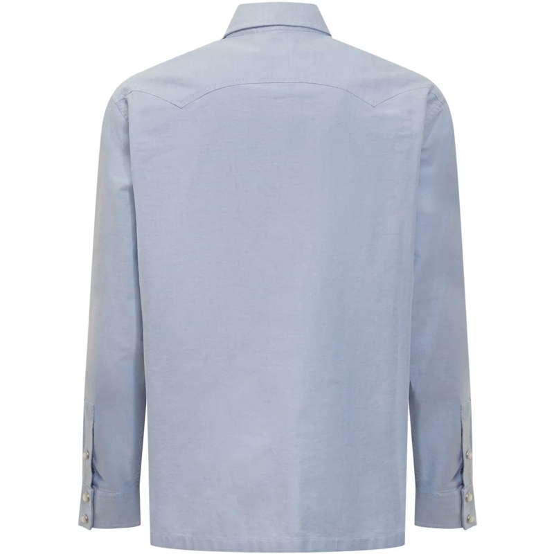 Palm Angels Haut décontracté Camicia PA Monogram hellblau(Image 2)