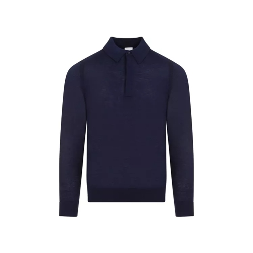 Paul Smith Navy Merino Wool Sweater Blue 