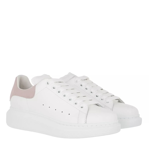Alexander McQueen Sneakers Leather White/Patchouli lage-top sneaker