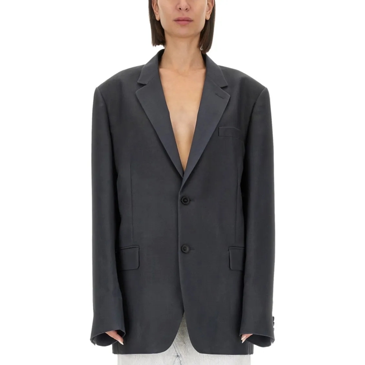Maison Margiela Mohair Wool Blazer Grey | Blazer