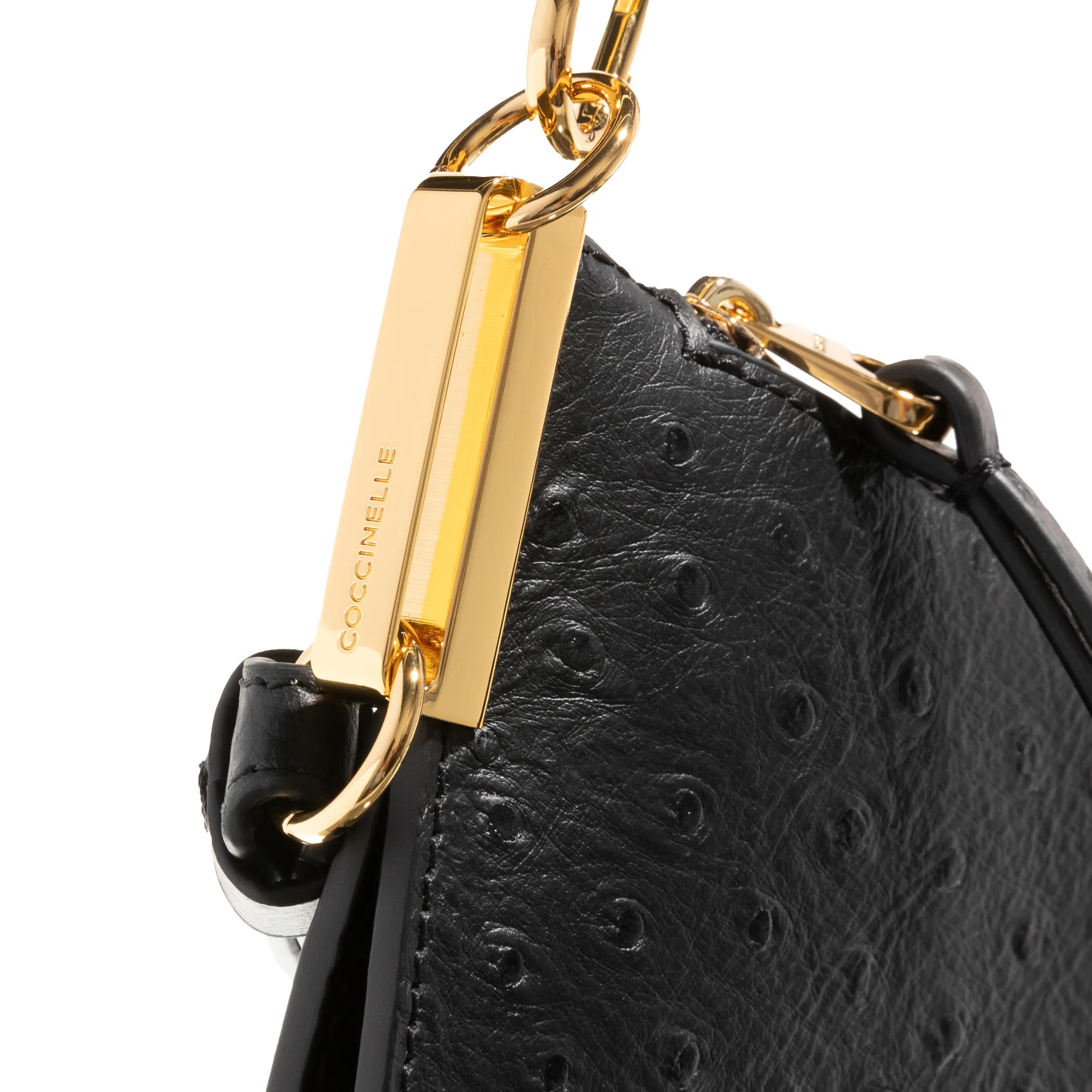 Coccinelle Crossbody bags sunup Ostrich in zwart