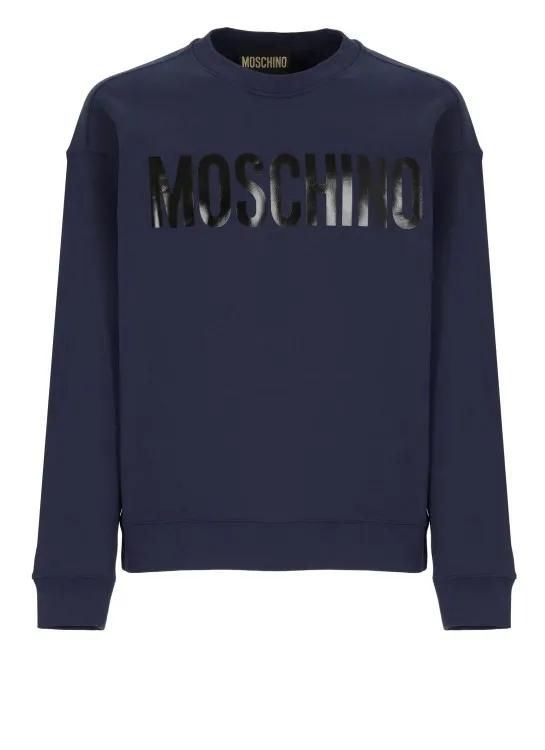 Moschino - Sweatshirt With Logo - Größe XXL - blau