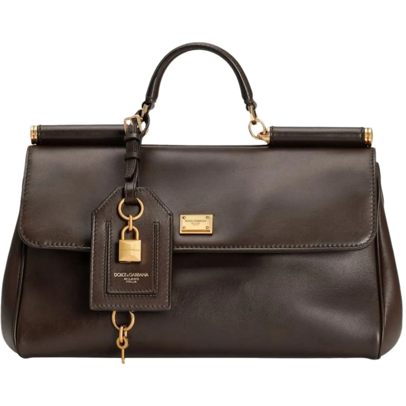 Dolce&Gabbana Tote Bags Marrone Scuro braun