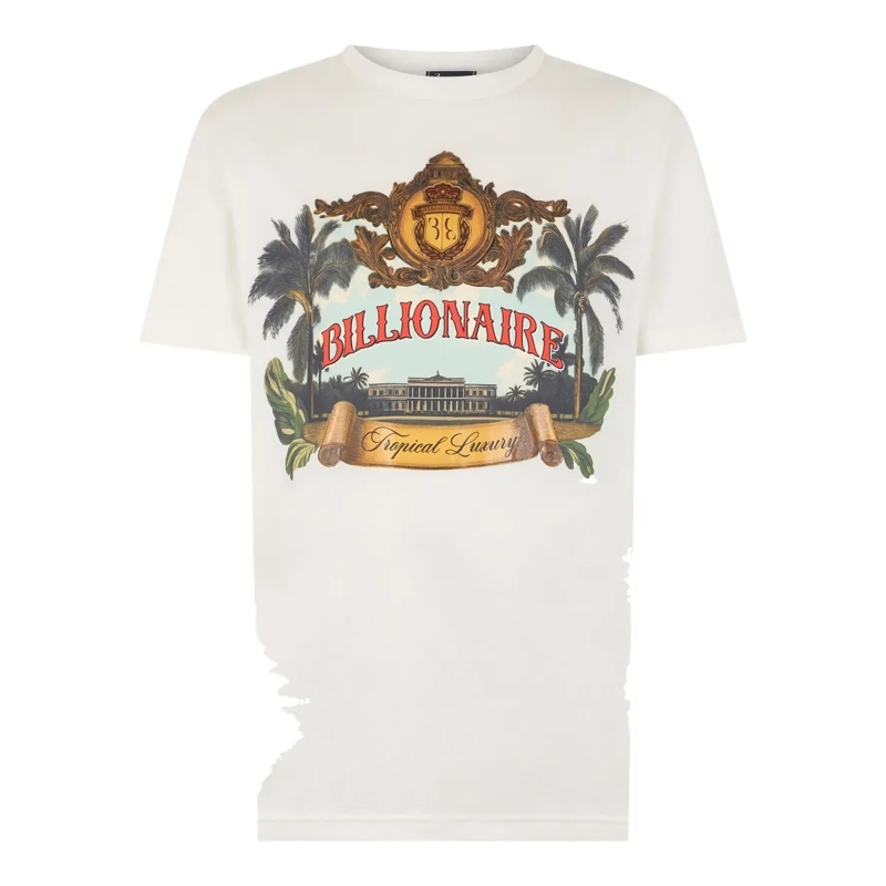 BILLIONAIRE T-Shirt Round-Neck T-Shirt Casablanca weiss