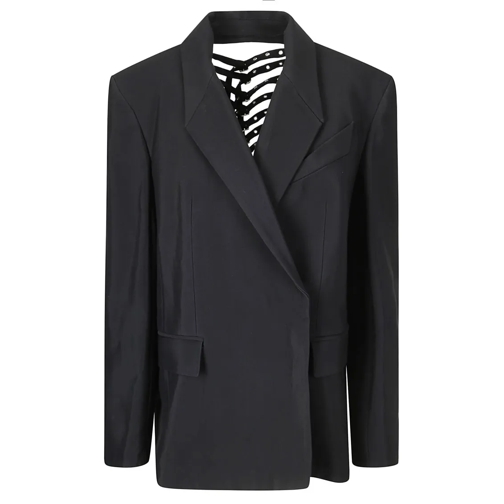 Mugler Blazer Oversized Adjustable Jacket Black