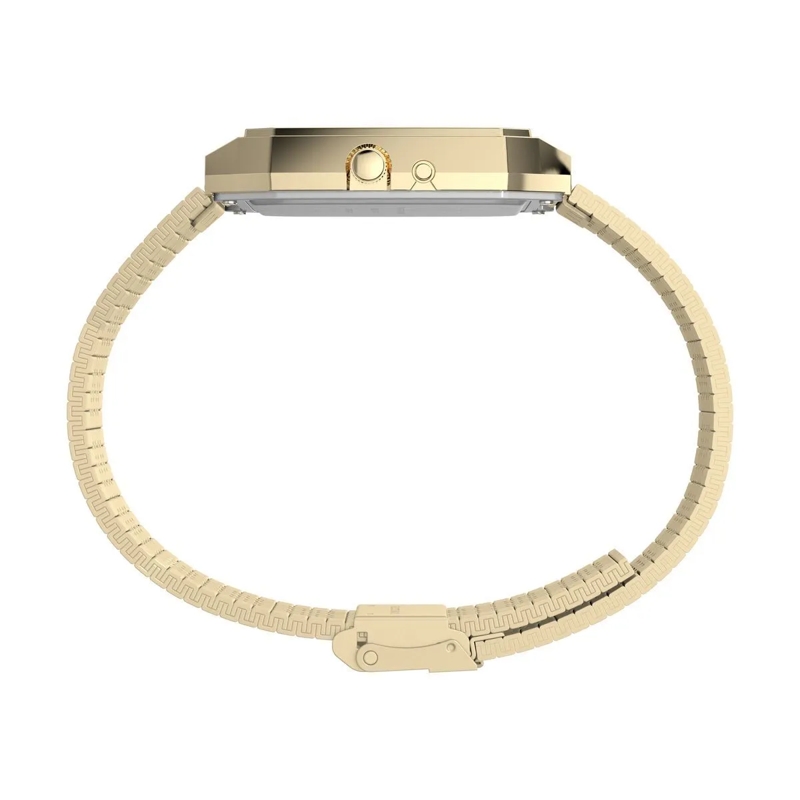 Timex Quarzuhr Quarz Analog & Digital Uhr Q Timex 1982 Fusion Ana gold(Image 2)