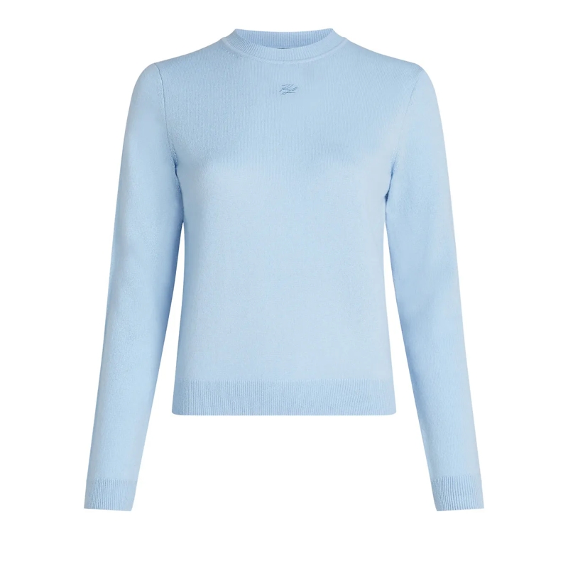 Karl Lagerfeld  KASCHMIR-PULLOVER blau