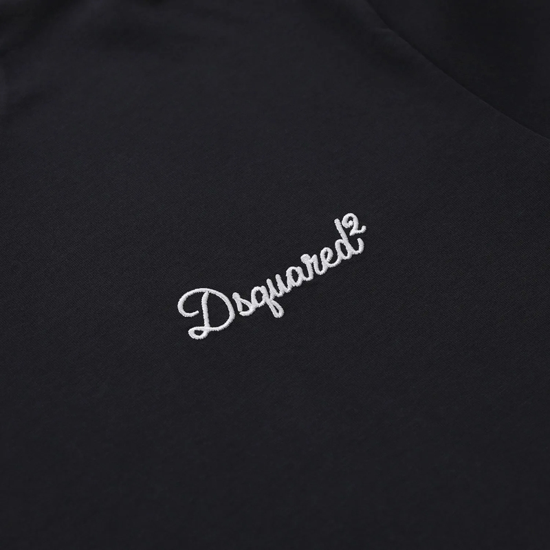 Dsquared2 T-shirt Minimalist White Cotton T-Shirt With Logo White(Image 13)