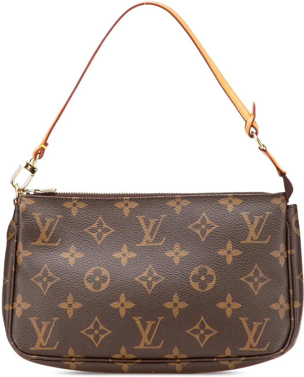 Louis Vuitton Hobo Bags - Monogram Pochette Accessoires - Gr. unisize - in Braun - für Damen