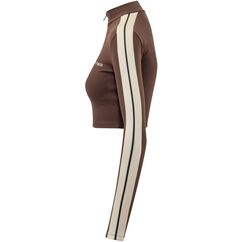 Palm Angels Übergangsjacke Giacca Logo Training braun(Image 3)