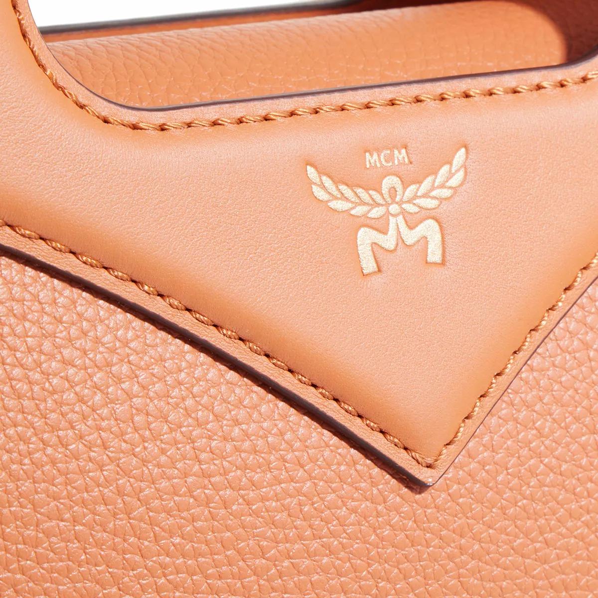 MCM Crossbody bags Diamond Leather Diamant Crossbody Small in bruin
