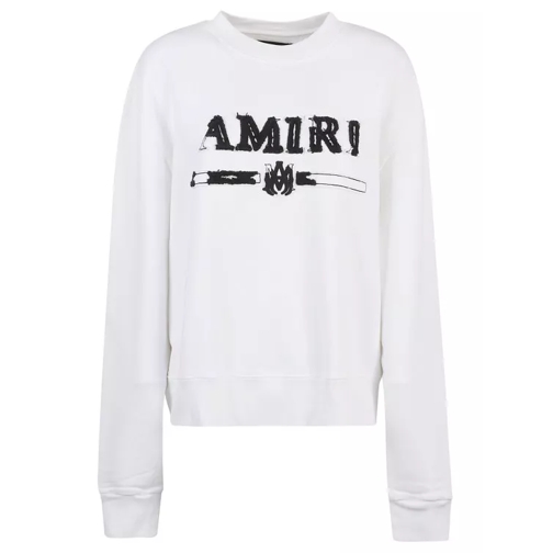 Amiri White Logo-Patch Cotton Sweatshirt White 