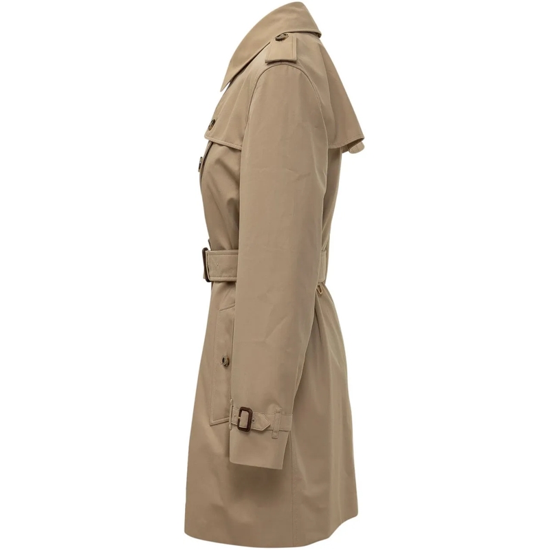 Burberry Manteaux de tanche Trench Doppiopetto con Cintura beige(Image 3)